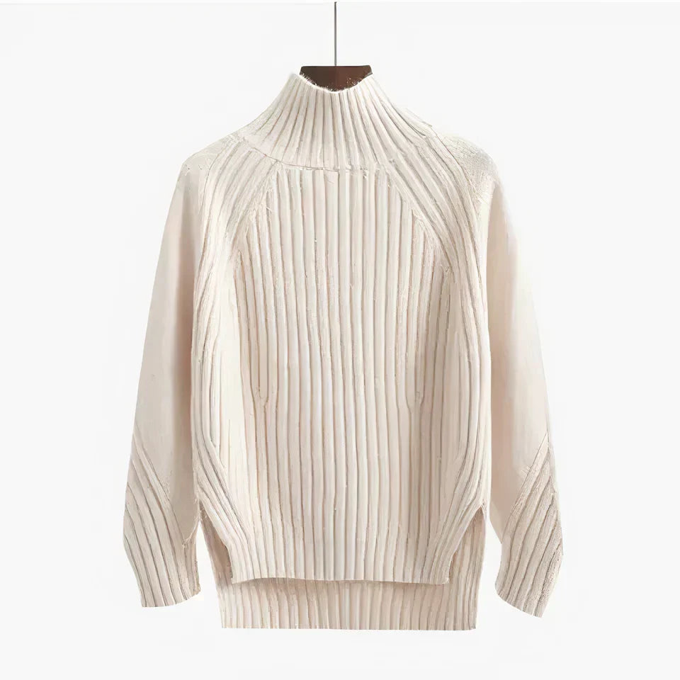 Zoey - Gemütlicher Rippstrick-Turtleneck