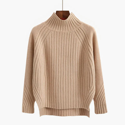 Zoey - Gemütlicher Rippstrick-Turtleneck