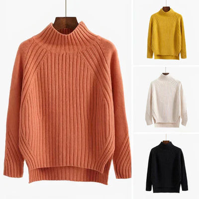 Zoey - Gemütlicher Rippstrick-Turtleneck